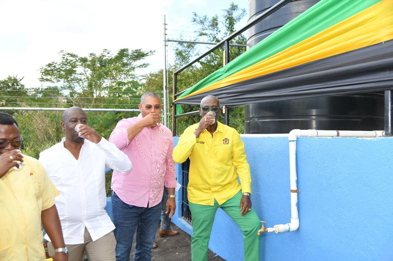 Water Shop Opened In Mile Gully Manchester Ministry Of Local