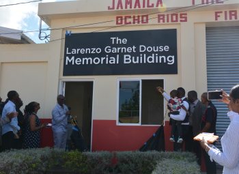 Ocho Rios Fire Station renamed Lorenzo Garnet Douse Memorial Building