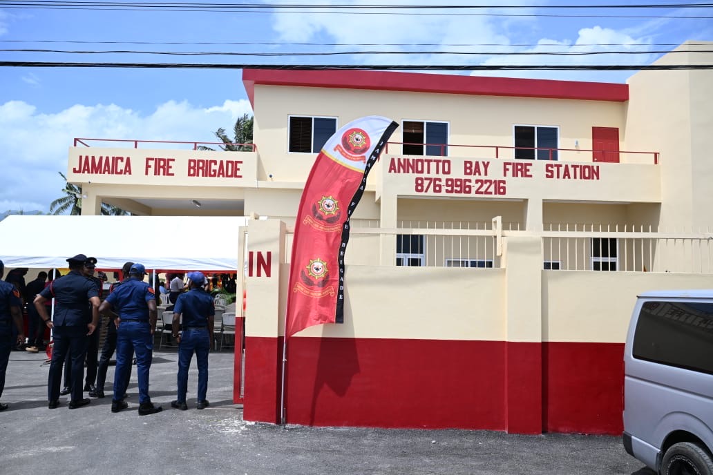 REHABILITATED FIRE STATION REOPENS IN ANNOTTO BAY